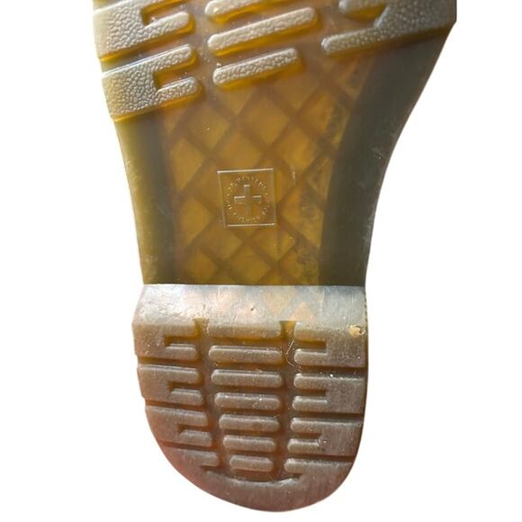 Doc Martens Jadon White Side Zip Combat Boots US men's 6 women's 7 Punk 90s - Picture 11 of 13